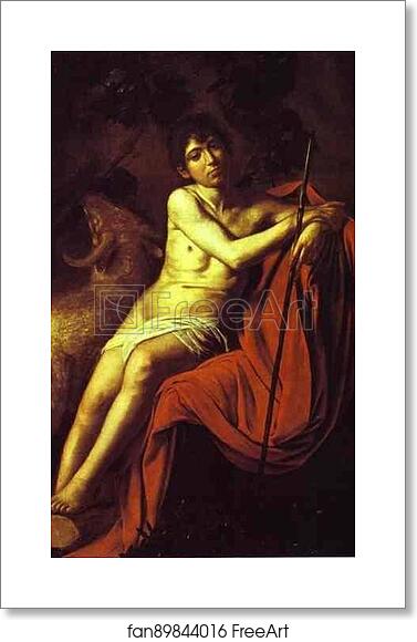 Free art print of St. John the Baptist by Caravaggio Free art print of St. John the Baptist by Caravaggio