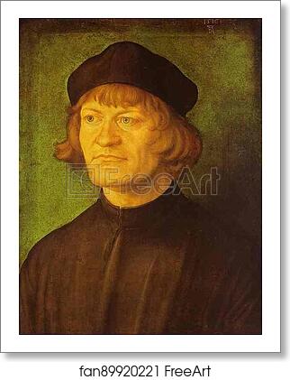 Free art print of Portrait of a Clergyman by Albrecht Dürer