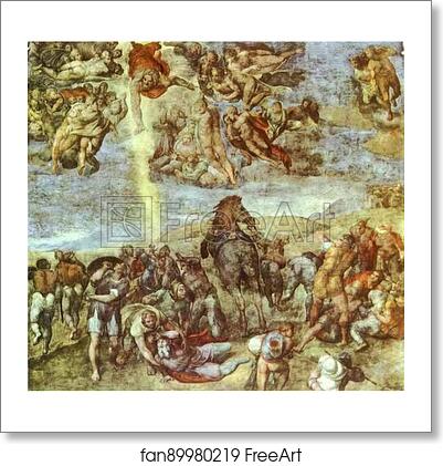 Free art print of Conversion of Saint Paul by Michelangelo