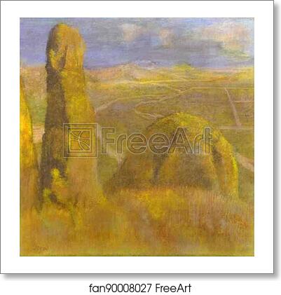 Free art print of Landscape by Edgar Degas