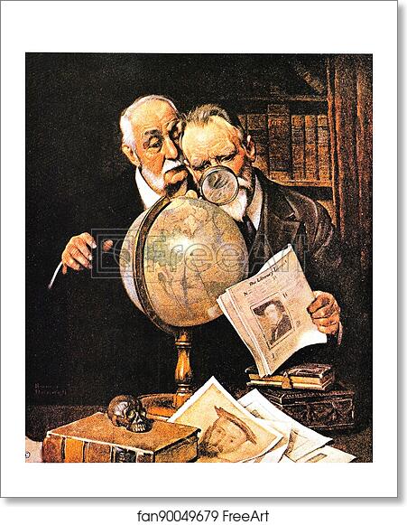 Free art print of Settling an Argument by Norman Rockwell Free art print of Settling an Argument by Norman Rockwell