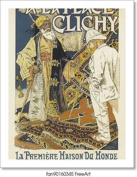 Free art print of Le magasin de Nouveautés 'A la place Clichy'. by Eugène Grasset Free art print of Le magasin de Nouveautés 'A la place Clichy'. by Eugène Grasset