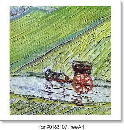 Free art print of A Road in Auvers after the Rain. Detail by Vincent Van Gogh Free art print of A Road in Auvers after the Rain. Detail by Vincent Van Gogh