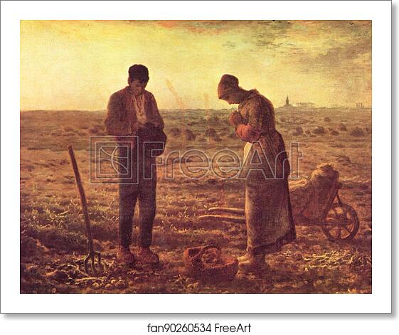 Free art print of The Angelus by Jean-François Millet Free art print of The Angelus by Jean-François Millet