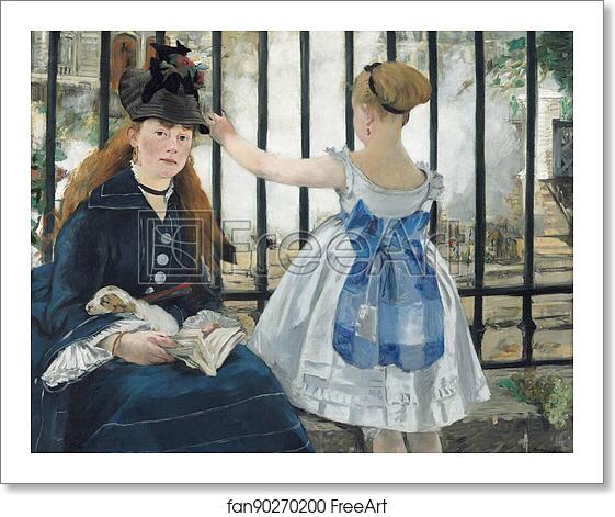 Free art print of The Railway by Édouard Manet Free art print of The Railway by Édouard Manet