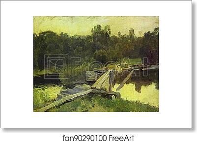 Free art print of Deep Waters by Isaac Levitan Free art print of Deep Waters by Isaac Levitan