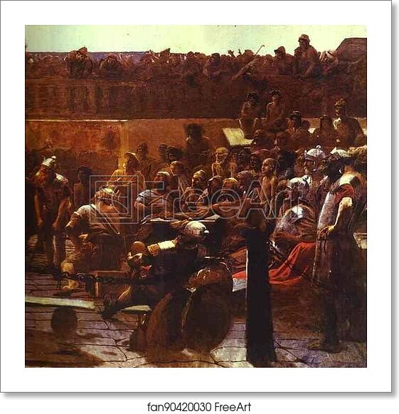 Free art print of Mocking Christ. "Hail, King of the Jews!" Detail by Ivan Kramskoy Free art print of Mocking Christ. "Hail, King of the Jews!" Detail by Ivan Kramskoy