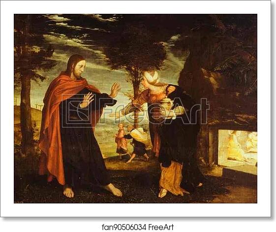 Free art print of Noli Me Tangere by Hans Holbein The Younger