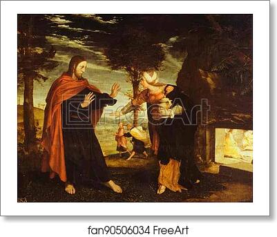 Free art print of Noli Me Tangere by Hans Holbein The Younger
