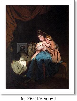Free art print of Lady Wilmot and Her Child by Joseph Wright Of Derby