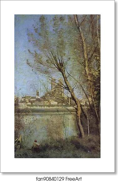 Free art print of The Cathedral of Mantes / La cathedrale de Mantes by Jean-Baptiste-Camille Corot Free art print of The Cathedral of Mantes / La cathedrale de Mantes by Jean-Baptiste-Camille Corot