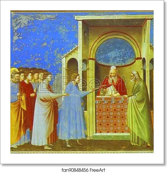 Free art print of The Bringing of the Rods by Giotto Free art print of The Bringing of the Rods by Giotto