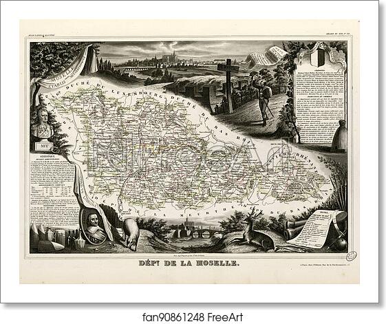 Free art print of Dépt. de la Moselle (région du sud) by Victor Jules Levasseur Free art print of Dépt. de la Moselle (région du sud) by Victor Jules Levasseur