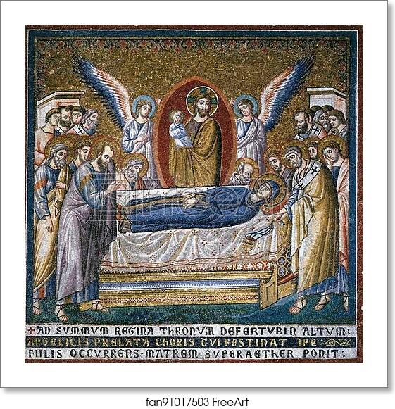 Free art print of Death of the Virgin by Pietro Cavallini Free art print of Death of the Virgin by Pietro Cavallini