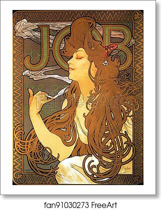 Free art print of Job by Alphonse Mucha Free art print of Job by Alphonse Mucha
