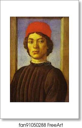 Free art print of Portrait of a Youth by Filippino Lippi