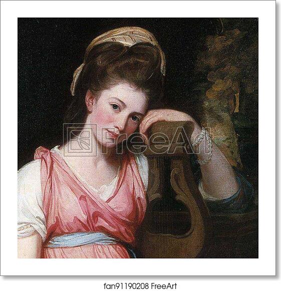 Free art print of Mrs John Birch. Detail by George Romney Free art print of Mrs John Birch. Detail by George Romney