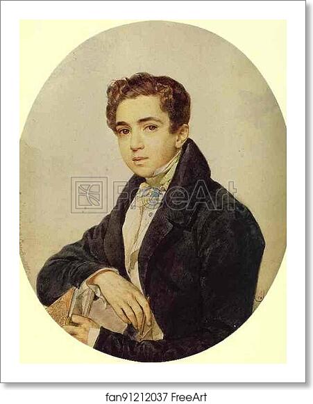 Free art print of Portrait of the Artist Prince G. G. Gagarin by Karl Brulloff Free art print of Portrait of the Artist Prince G. G. Gagarin by Karl Brulloff