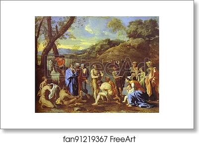 Free art print of St. John Baptizing by Nicolas Poussin Free art print of St. John Baptizing by Nicolas Poussin