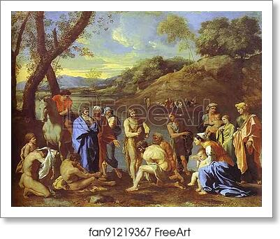 Free art print of St. John Baptizing by Nicolas Poussin Free art print of St. John Baptizing by Nicolas Poussin
