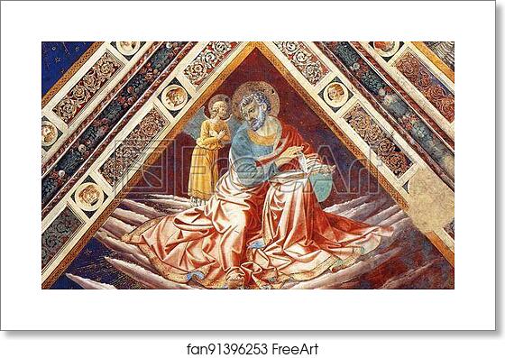Free art print of St. Luke. The Four Evangelists by Benozzo Gozzoli Free art print of St. Luke. The Four Evangelists by Benozzo Gozzoli