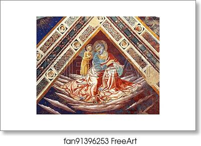 Free art print of St. Luke. The Four Evangelists by Benozzo Gozzoli
