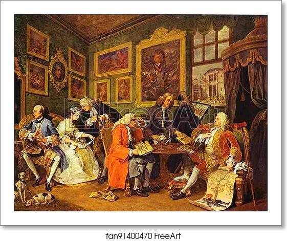 Free art print of The Marriage Contract by William Hogarth Free art print of The Marriage Contract by William Hogarth