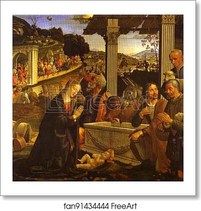 Free art print of Adoration of the Shepherds by Domenico Ghirlandaio Free art print of Adoration of the Shepherds by Domenico Ghirlandaio