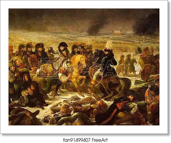 Free art print of Napoleon on the Battlefield at Eylan, February 9, 1807 by Baron Antoine-Jean Gros Free art print of Napoleon on the Battlefield at Eylan, February 9, 1807 by Baron Antoine-Jean Gros