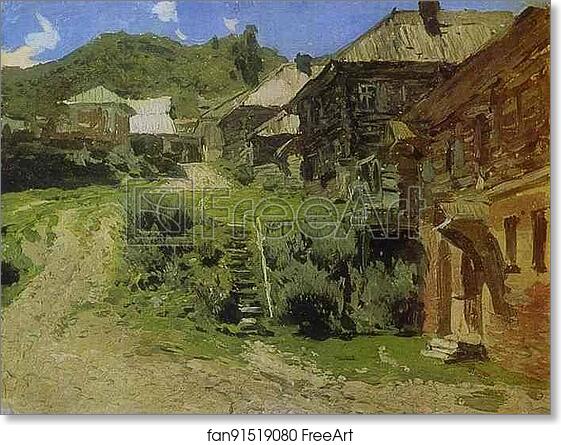 Free art print of View in Plios by Isaac Levitan