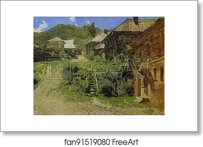Free art print of View in Plios by Isaac Levitan