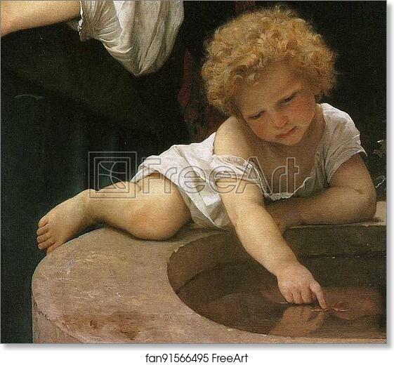 Free art print of The Secret. Detail by William-Adolphe Bouguereau