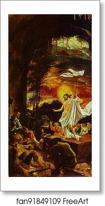 Free art print of The Resurrection of Christ by Albrecht Altdorfer