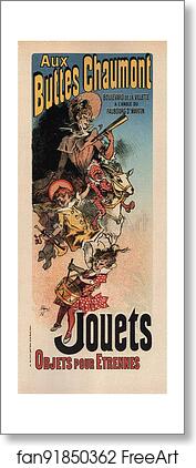 Free art print of Aux Buttes Chaumont Jouets Objets pour Étrennes 1888 by Jules Chéret Free art print of Aux Buttes Chaumont Jouets Objets pour Étrennes 1888 by Jules Chéret