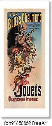 Free art print of Aux Buttes Chaumont Jouets Objets pour Étrennes 1888 by Jules Chéret Free art print of Aux Buttes Chaumont Jouets Objets pour Étrennes 1888 by Jules Chéret