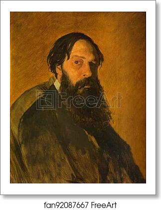 Free art print of Portrait of the Painter Alexey Savrasov by Vasily Perov