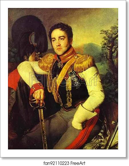 Free art print of Portrait of the Colonel Count V. S. Apraksin by Nikifor Krylov Free art print of Portrait of the Colonel Count V. S. Apraksin by Nikifor Krylov