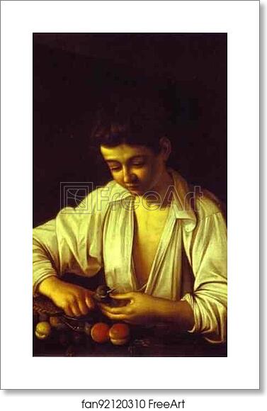 Free art print of Boy Peeling a Fruit by Caravaggio Free art print of Boy Peeling a Fruit by Caravaggio