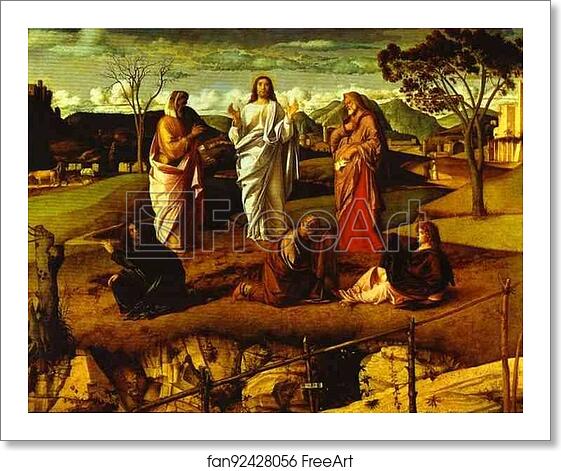 Free art print of Transfiguration by Giovanni Bellini Free art print of Transfiguration by Giovanni Bellini