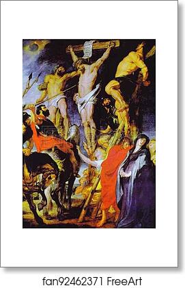 Free art print of Christ on the Cross by Peter Paul Rubens