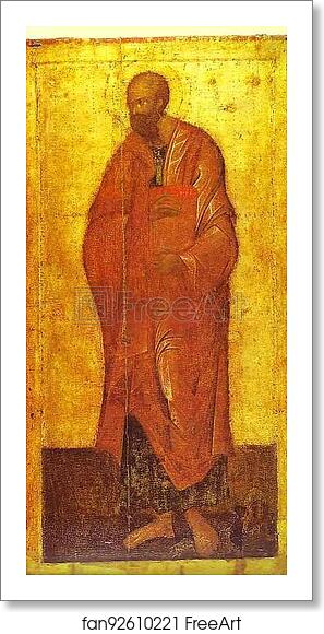 Free art print of St. Paul by Theophanes The Greek