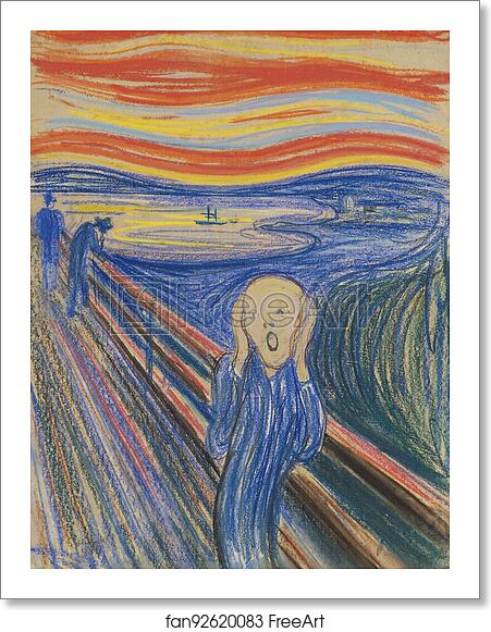 Free art print of The Scream, 1895 pastel by Edvard Munch Free art print of The Scream, 1895 pastel by Edvard Munch