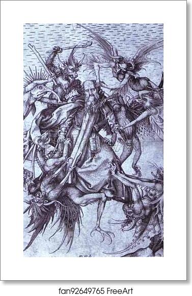 Free art print of The Temptation of St. Anthony by Martin Schongauer Free art print of The Temptation of St. Anthony by Martin Schongauer
