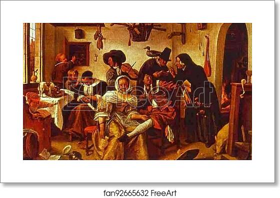 Free art print of The World Upside Down by Jan Steen Free art print of The World Upside Down by Jan Steen