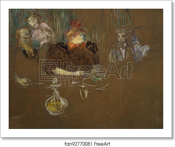 Free art print of At the Table of Monsieur and Madame Natanson by Henri De Toulouse-Lautrec Free art print of At the Table of Monsieur and Madame Natanson by Henri De Toulouse-Lautrec
