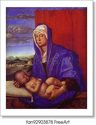 Free art print of Madonna and Child by Giovanni Bellini