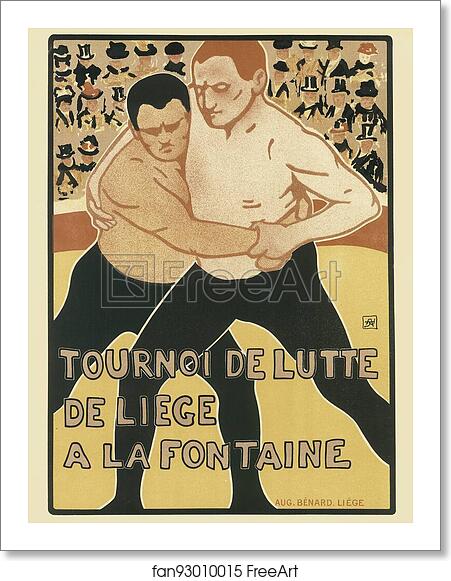 Free art print of Tournoi de Lutte by Armand Rassenfosse Free art print of Tournoi de Lutte by Armand Rassenfosse