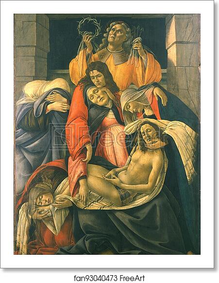 Free art print of The Lamentation over the Dead Christ by Sandro Botticelli Free art print of The Lamentation over the Dead Christ by Sandro Botticelli