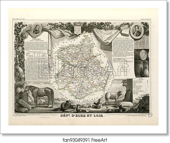 Free art print of Dépt. d'Eure et Loir (région du nord) by Victor Jules Levasseur Free art print of Dépt. d'Eure et Loir (région du nord) by Victor Jules Levasseur