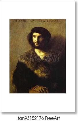 Free art print of Portrait of a Man by Titian